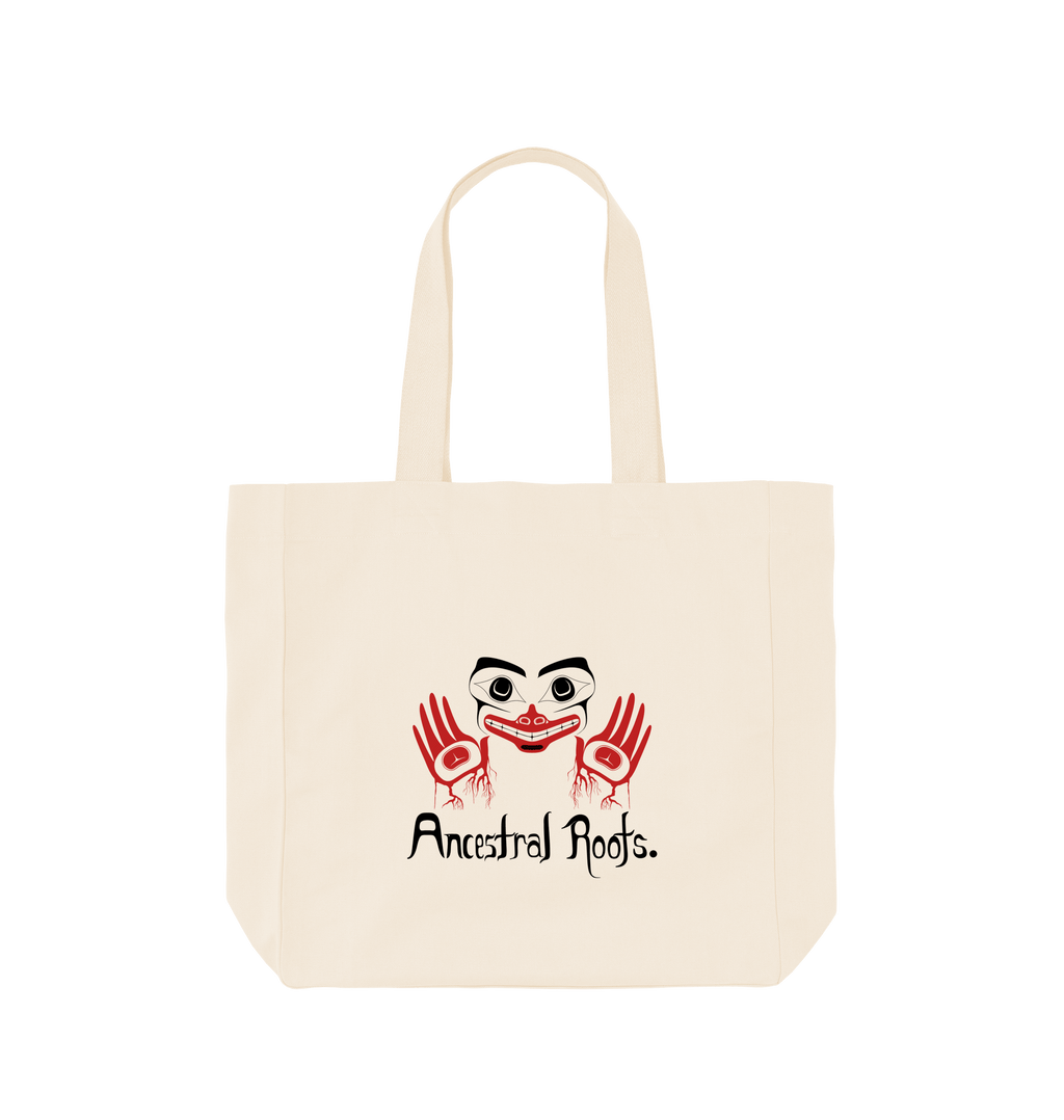 Natural Printed Bag Back