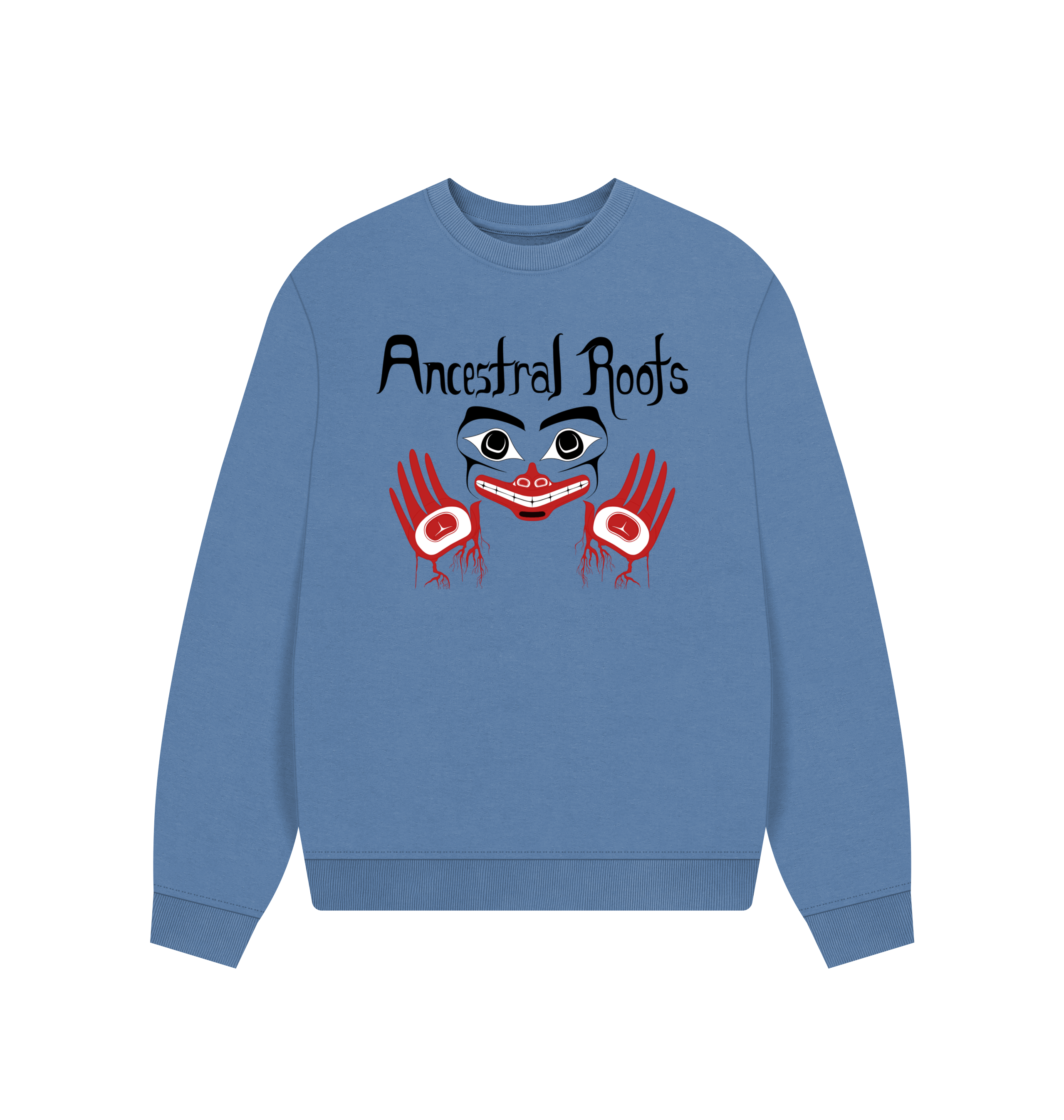 Solent Printed Sweater Front