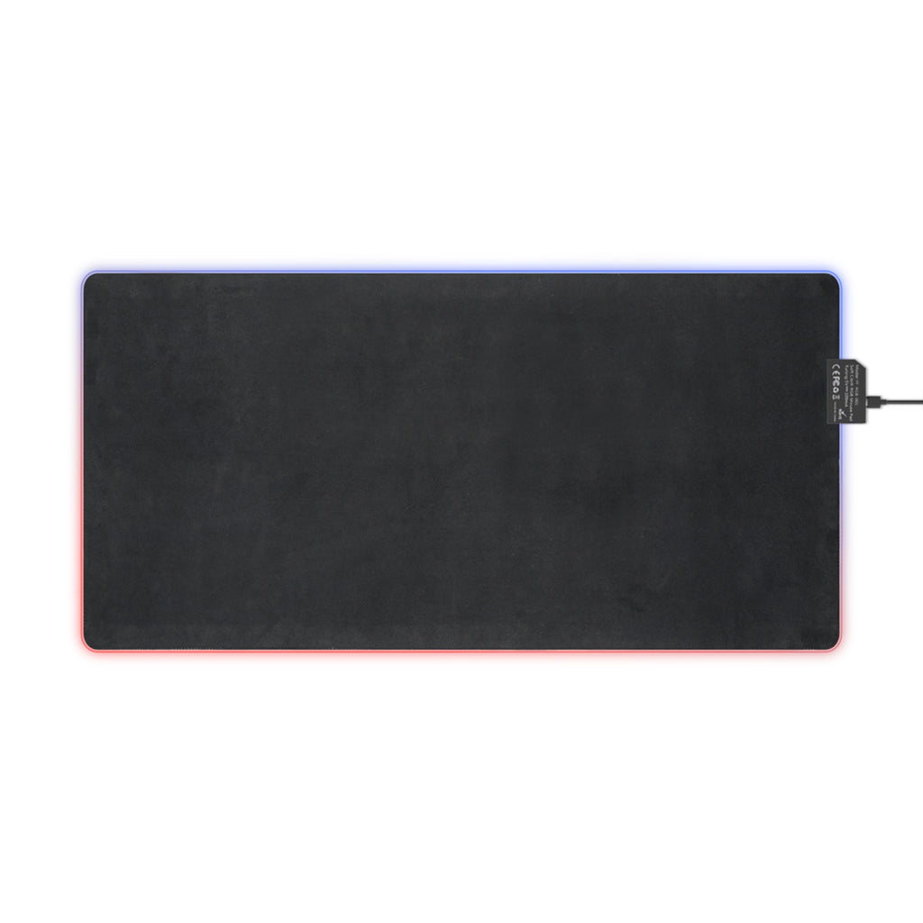 Twilight LED Gaming Mouse Pad — Cosmic Totem Design RGB Desk Mat for Gamers