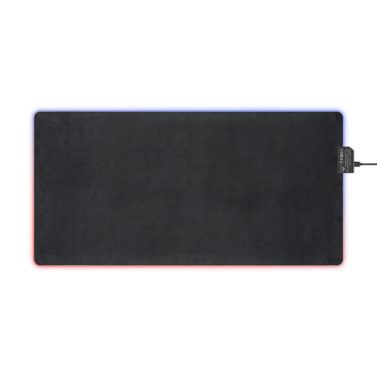 Twilight LED Gaming Mouse Pad — Cosmic Totem Design RGB Desk Mat for Gamers