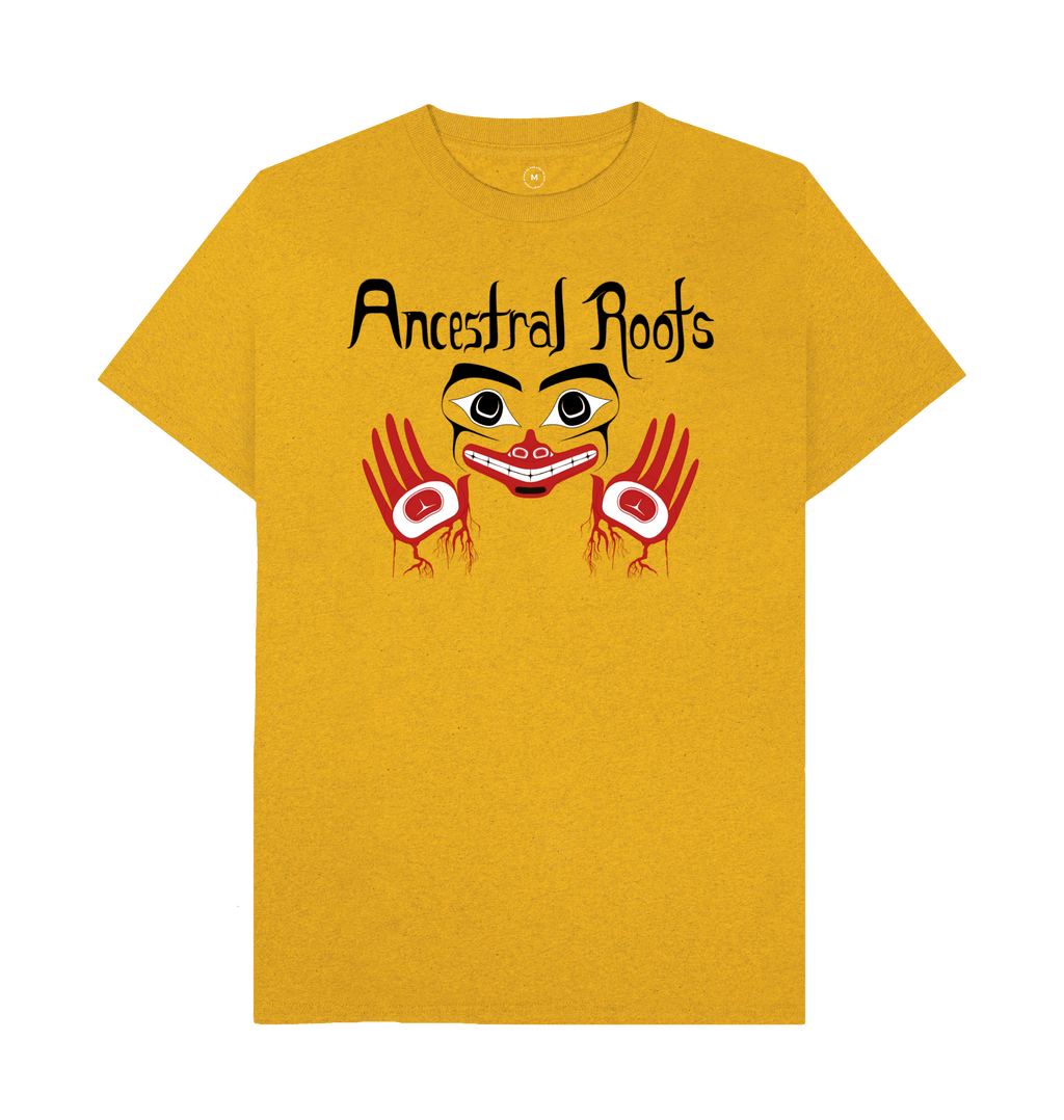 Sunflower Yellow Recycled Printed T-Shirt Front