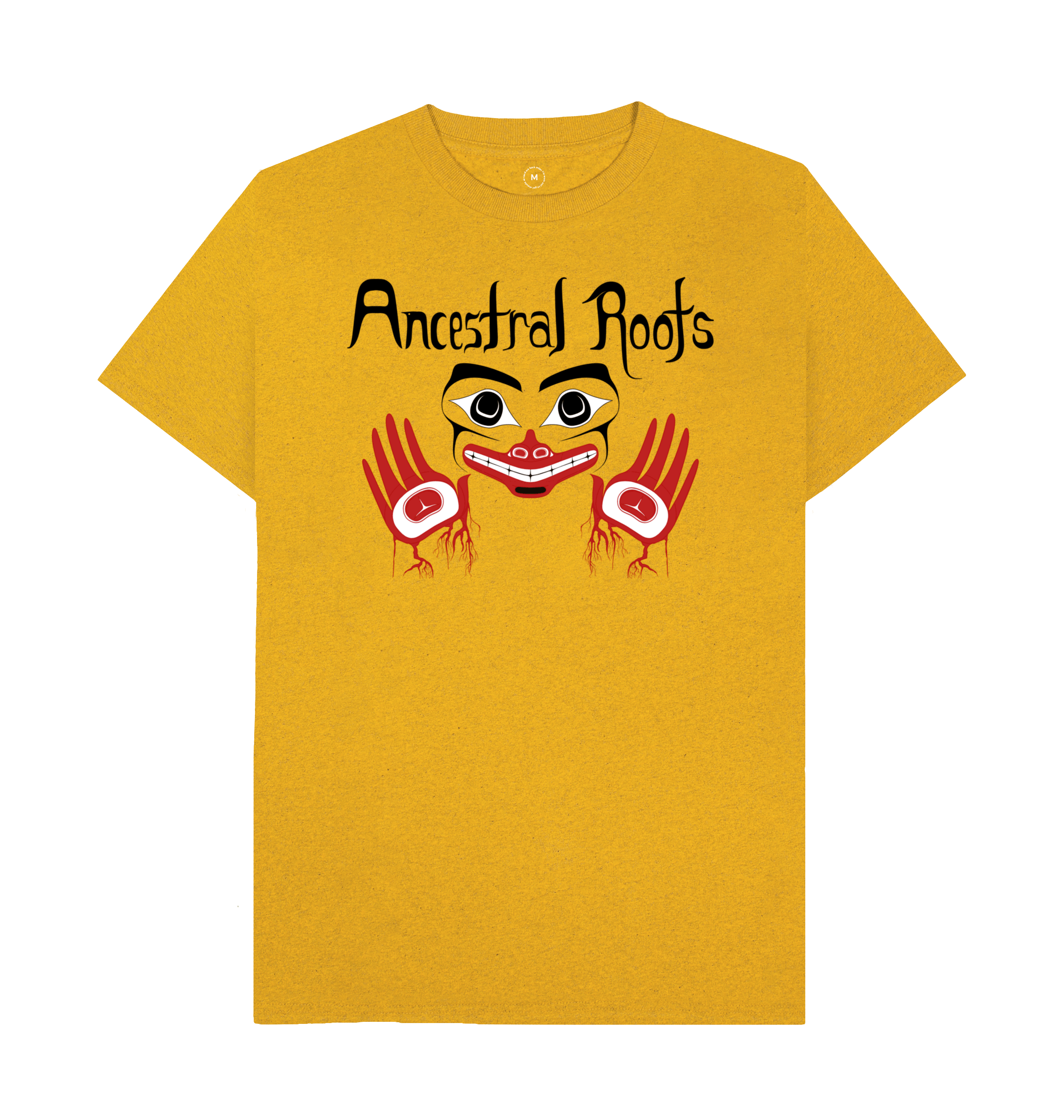 Sunflower Yellow Recycled Printed T-Shirt Front