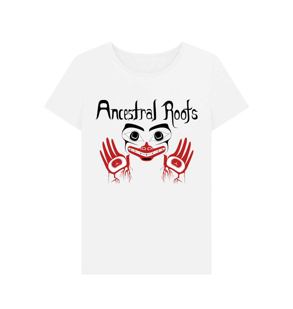 White Printed T-shirt Front