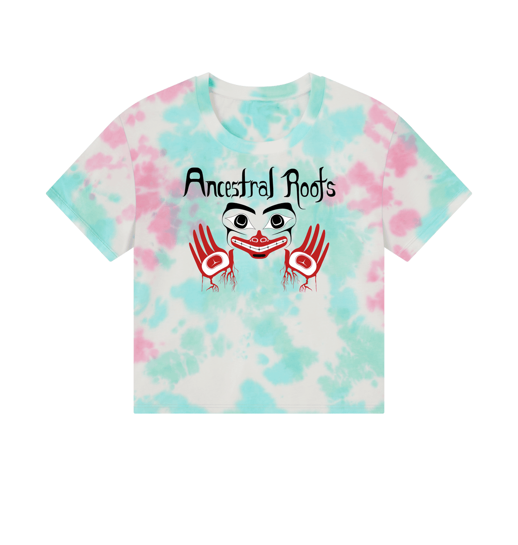 Pastel Tie Dye Printed T-shirt Front