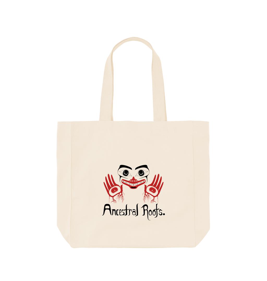 Natural Printed Bag Front