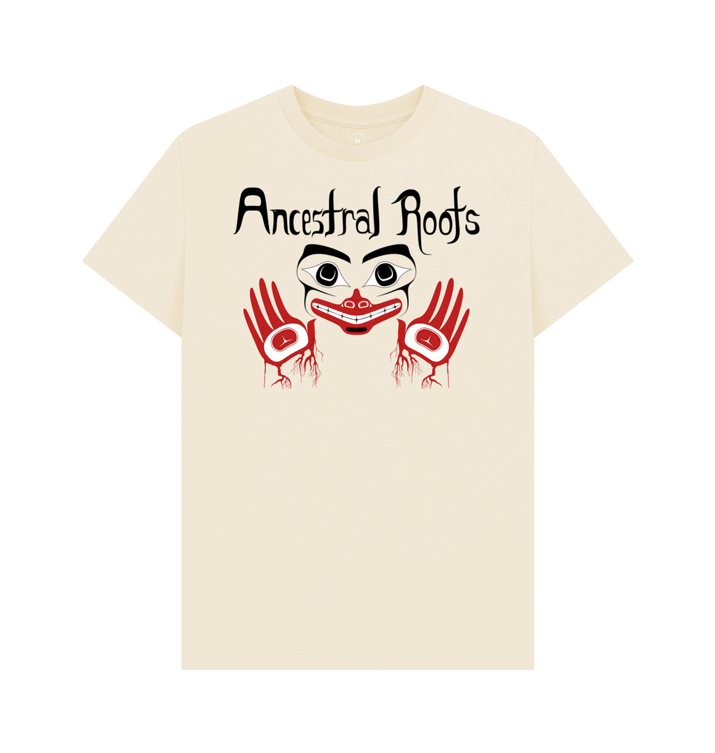 Natural Recycled Printed T-Shirt Front
