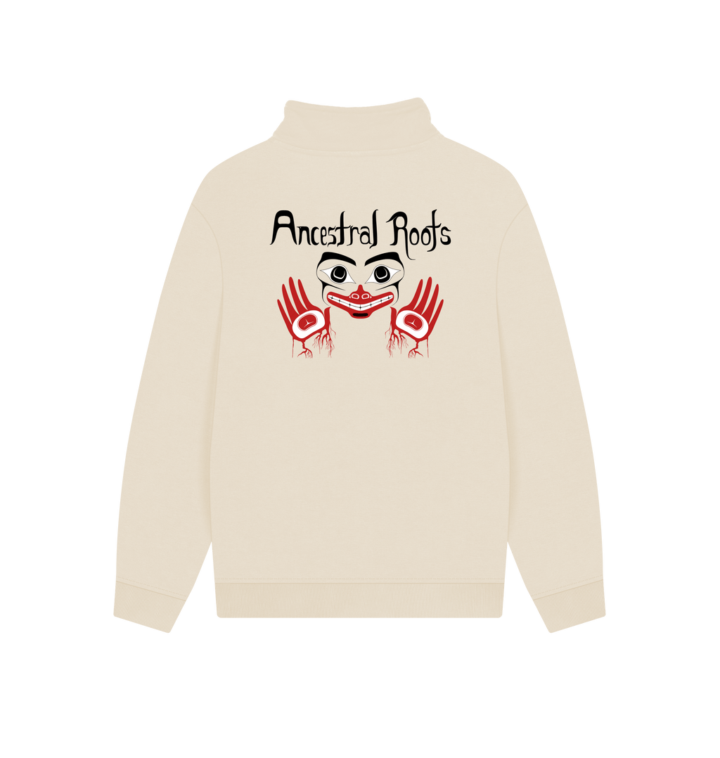 Oat Printed Sweater Back