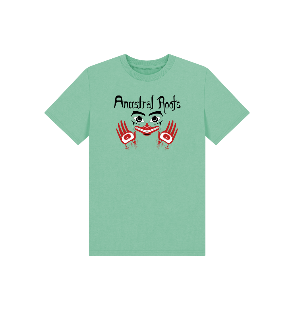 Peppermint Printed Kids T-Shirt Front