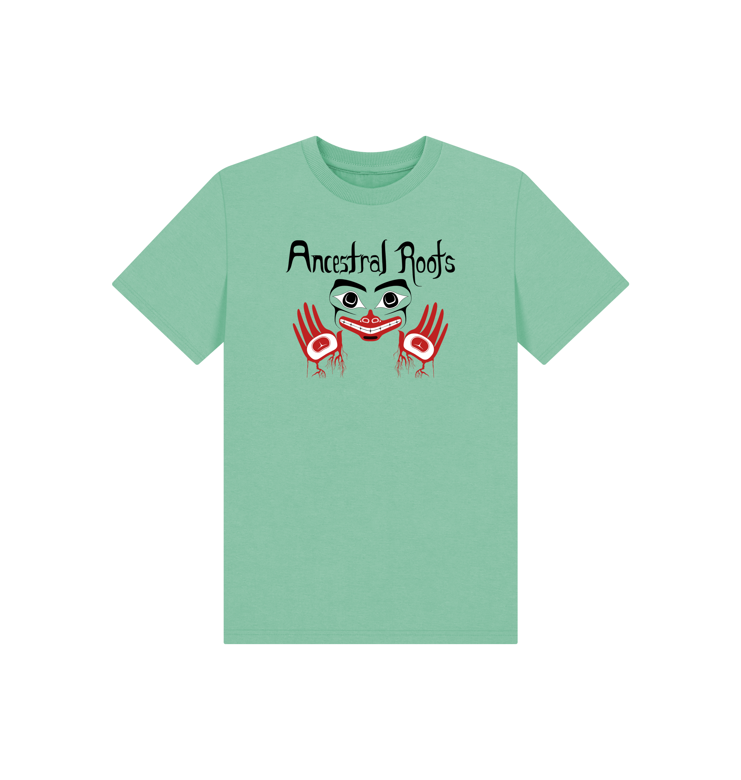 Peppermint Printed Kids T-Shirt Front