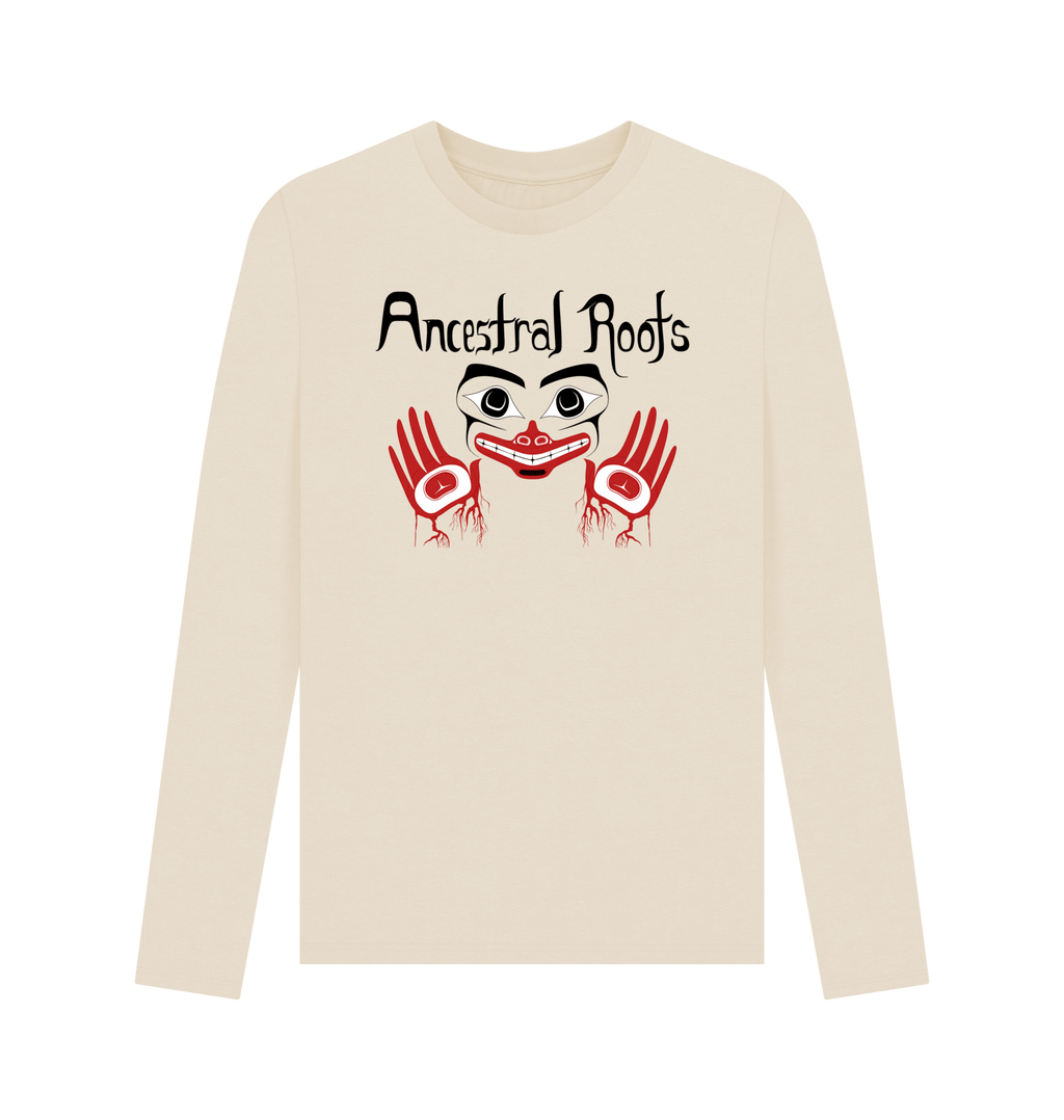 Oat Printed Long Sleeve T Shirt Front