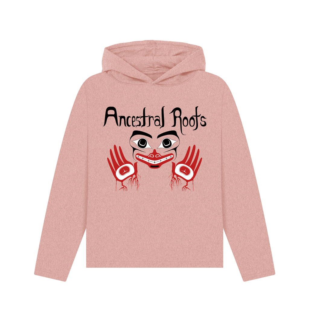 Sunset Pink Recycled Hoody Front