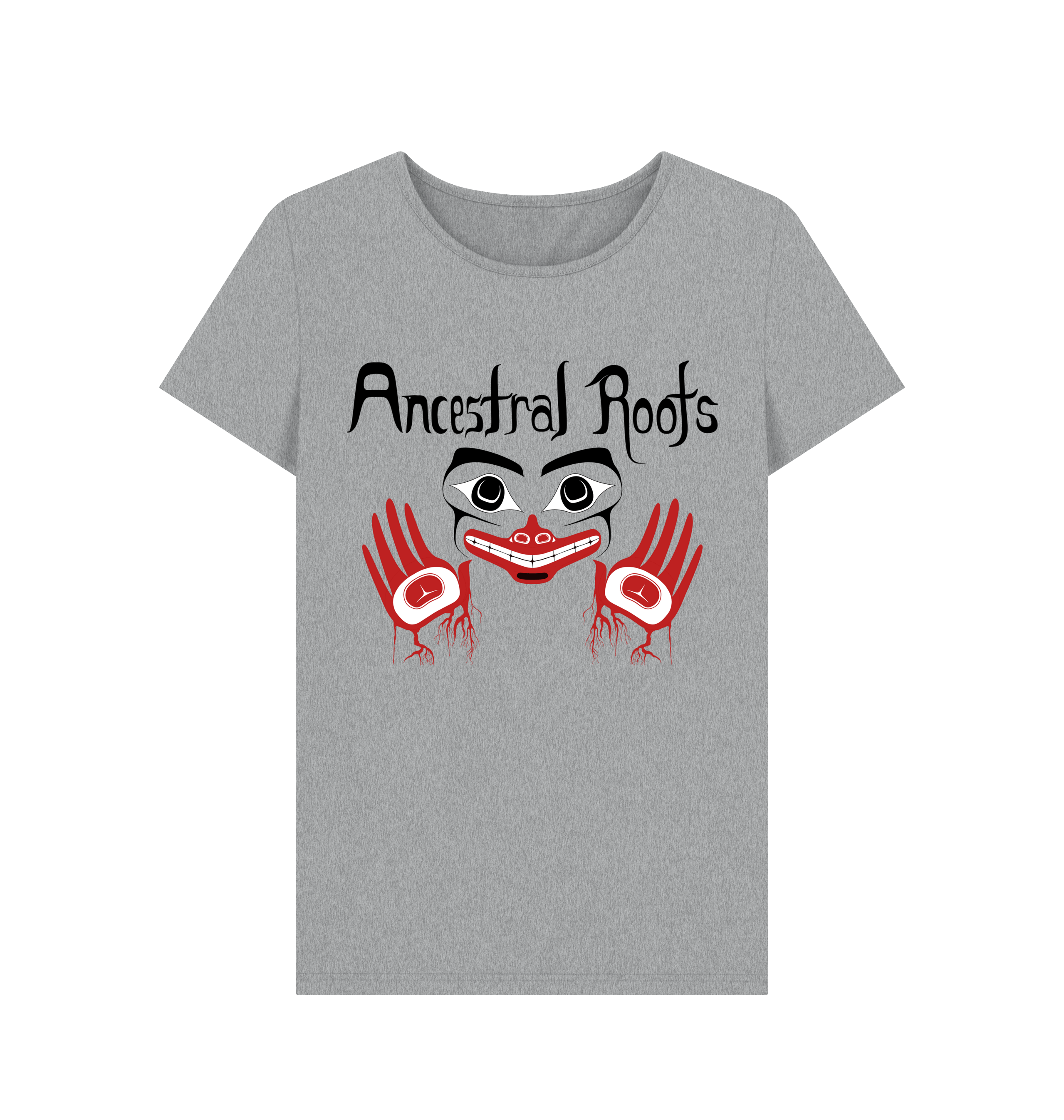 Athletic Grey Printed T-shirt Front