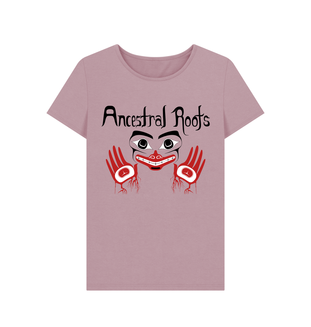 Mauve Printed T-shirt Front