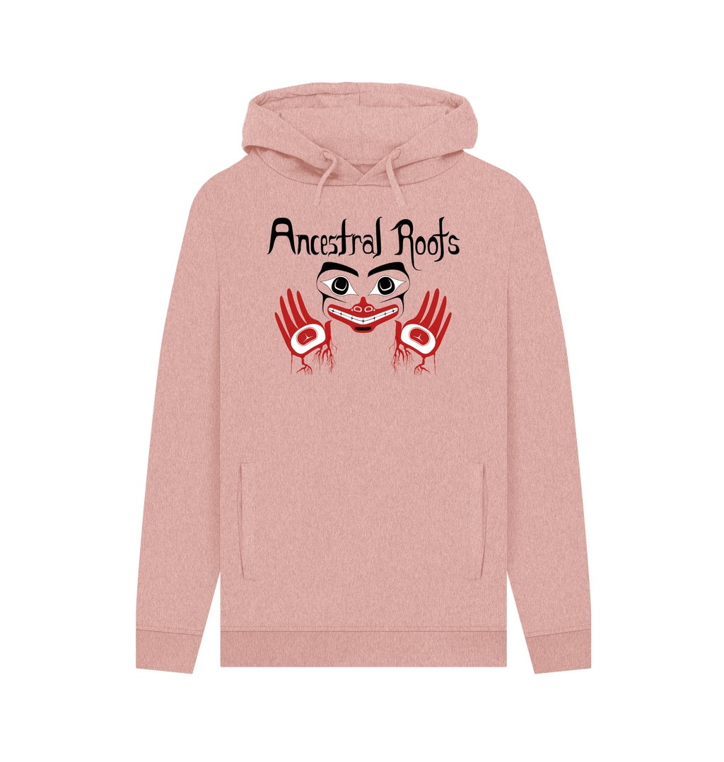 Sunset Pink Recycled Hoody Front