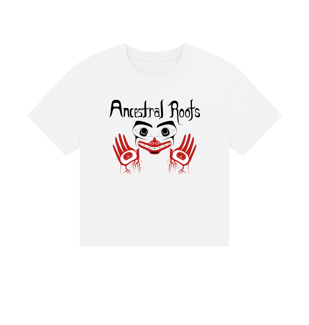 White Printed T-shirt Front