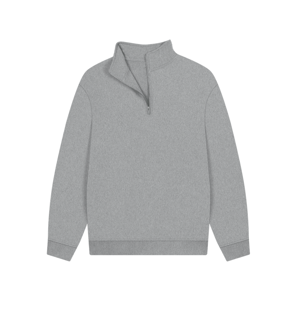 Athletic Grey Printed Sweater Front