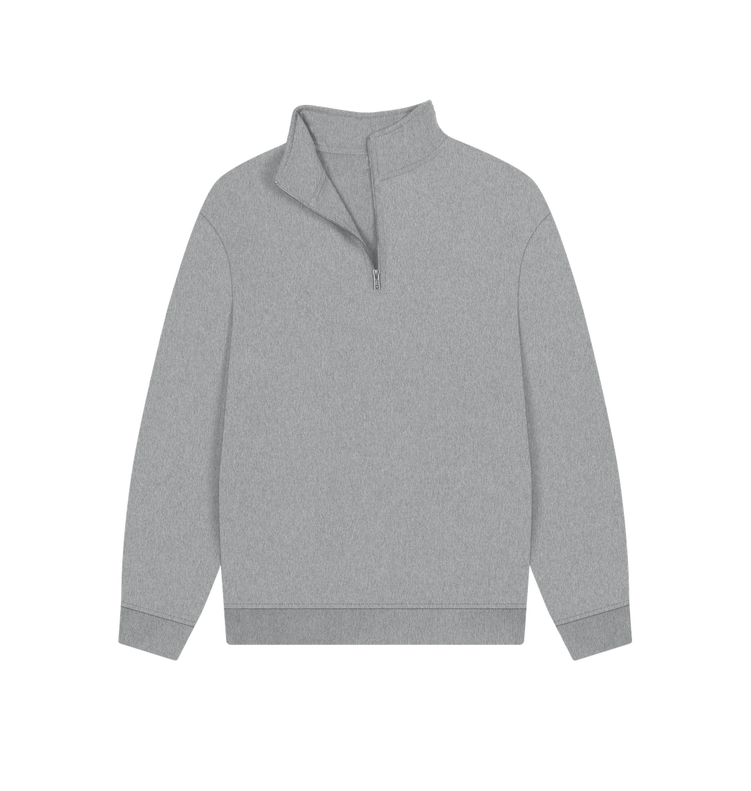Athletic Grey Printed Sweater Front
