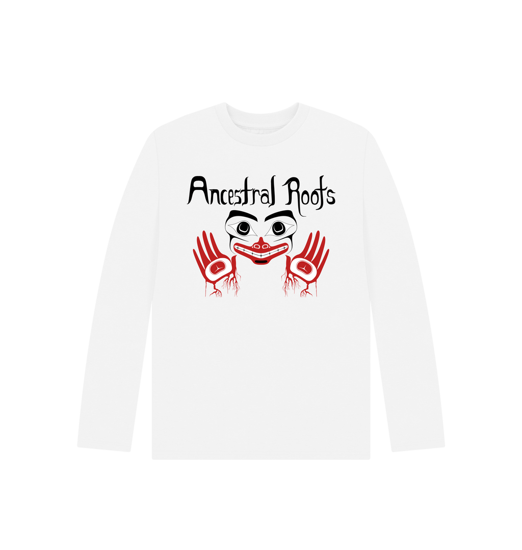 White Printed Kids T-Shirt Front