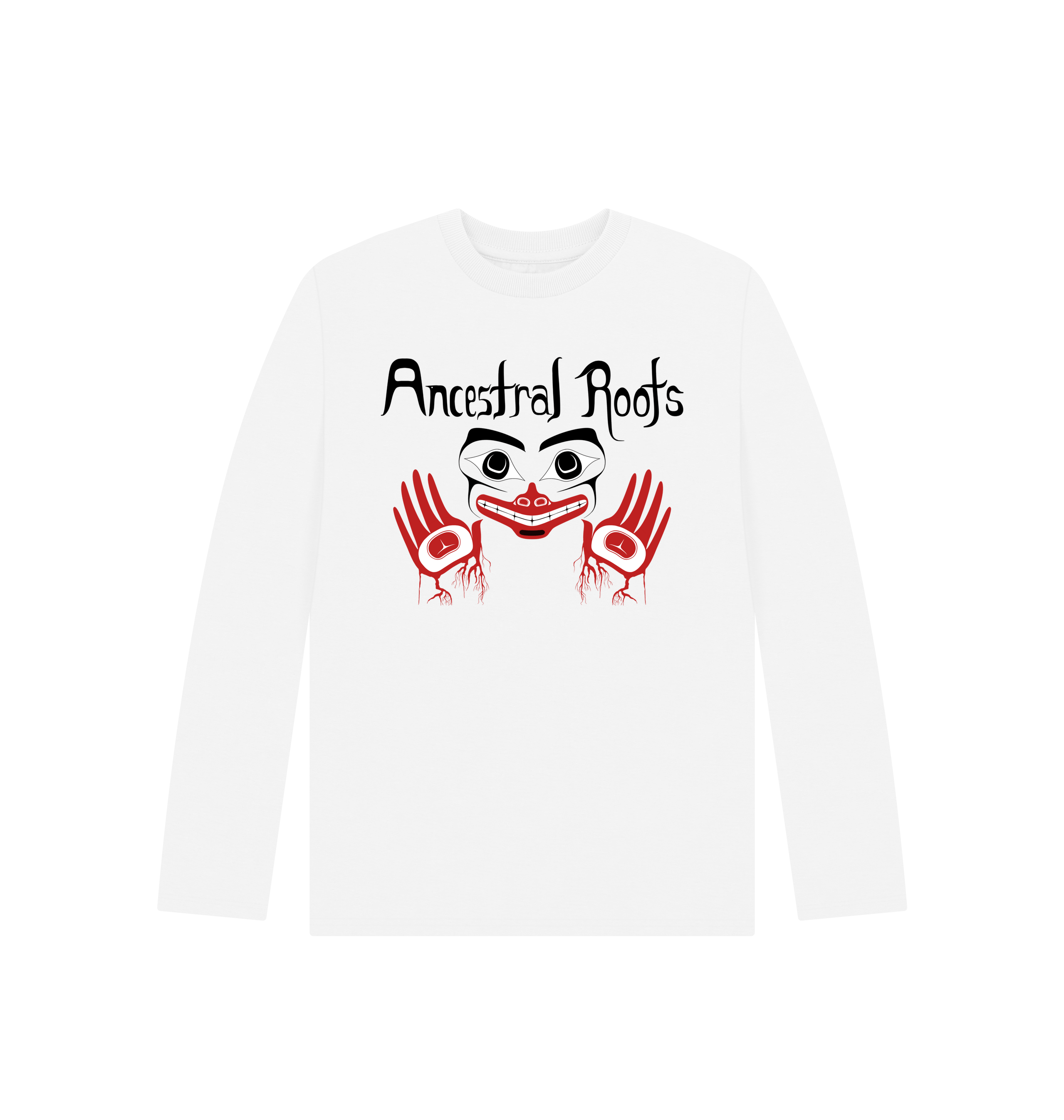 White Printed Kids T-Shirt Front